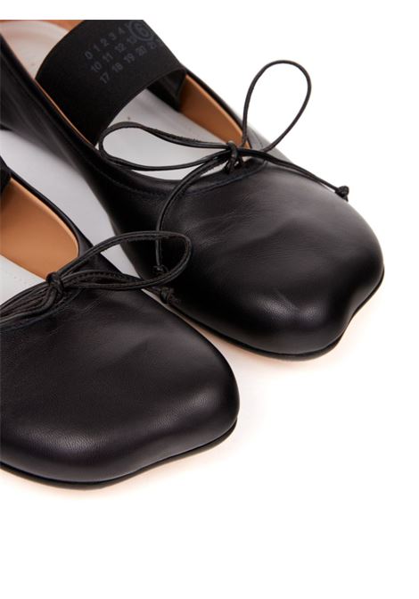 Black Anatomic Numbers-motif leather ballerinas Mm6 maison margiela - women MM6 MAISON MARGIELA | S59WZ0099P3628T8013